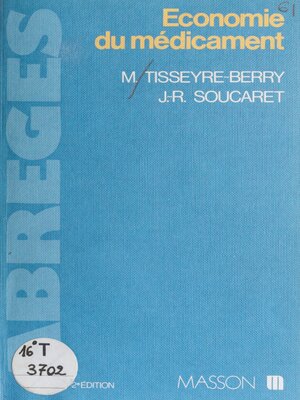 cover image of Économie du médicament